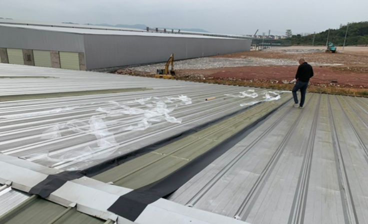 仙桃厂房屋面防水维修案例